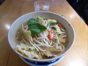 Vegan pho at Eatnam in Stockholm