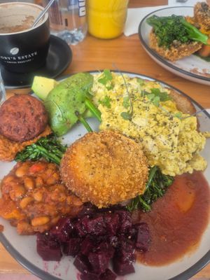 Vegan Dogs breakfast at Little Black Pug in Mount Gravatt