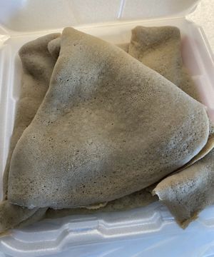 Lots of injera  at Fasika in St Paul