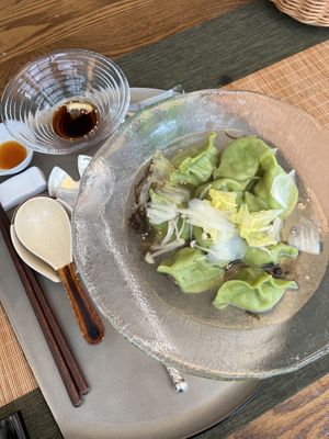 Dumplings  at Injoy Etsunou in Tokyo