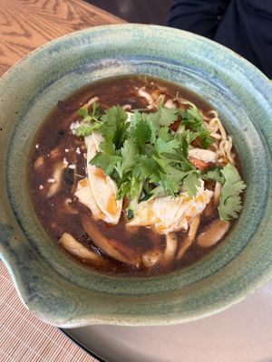 Hot and sour noodles  at Injoy Etsunou in Tokyo