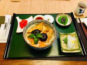 Udon Noodle Set at Injoy Etsunou in Tokyo