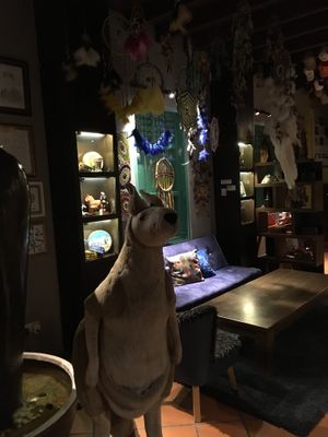 Entrance and seating at Blackwood Coffee in Kangar