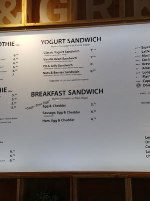 Menu 3 of 5 at Cold Spoon in Sterling