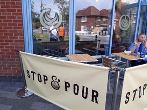 Smart Little Cafe at Worksop Bus Station at Stop & Pour in Worksop