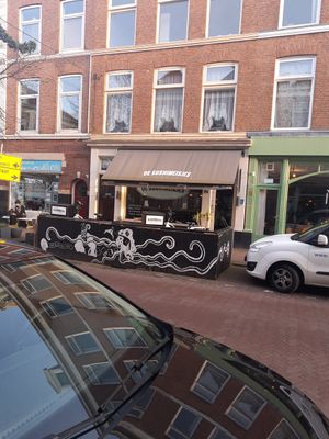 Outside at De Sushimeisjes in The Hague