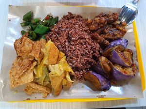 Generous portion ~ Circuit Breaker Period Phase 2 at Yuan Man vegetarian 缘满素食 in East Singapore