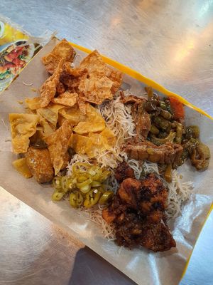 Economy mee hoon ~ Circuit Breaker Period Phase 2 at Yuan Man vegetarian 缘满素食 in East Singapore