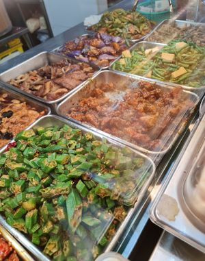 Assorted vege ~ 17/3/22 at Yuan Man vegetarian 缘满素食 in East Singapore