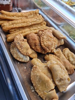You Tiao Curry Puff  ~ 23/5/22 at Yuan Man vegetarian 缘满素食 in East Singapore