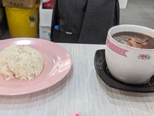 Soup with Rice at Yuan Man vegetarian 缘满素食 in East Singapore