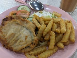 Western food - Fish at Yuan Man vegetarian 缘满素食 in East Singapore