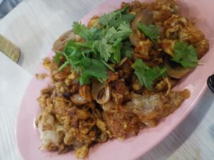 Fried Orh Jian (Middle serving) at $6 at Yuan Man vegetarian 缘满素食 in East Singapore
