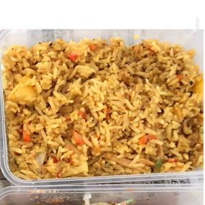 Pineapple fried rice  at Yuan Man vegetarian 缘满素食 in East Singapore