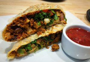 Breakfast burrito  at Honest Coffee Roasters in Franklin