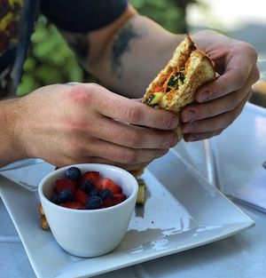 Greek Sandwich  at Honest Coffee Roasters in Franklin