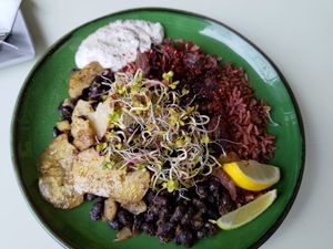 Meal of the day #Veganuary at Miło bistro in Warsaw