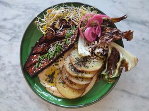 Another delicious lunch 😍 at Miło bistro in Warsaw