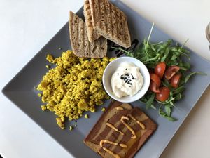 Breakfast  at Miło bistro in Warsaw