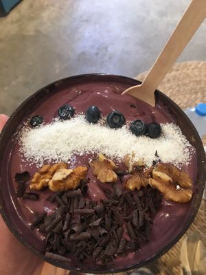 Açaí bowl at Coco House in Barcelona