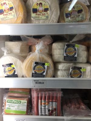 Arepas at Casa China Supermercada in Buenos Aires