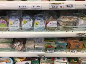 Milanesas de soja at Casa China Supermercada in Buenos Aires