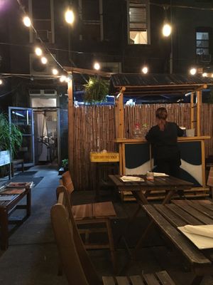 Backyard  at CorTHAIyou in Brooklyn