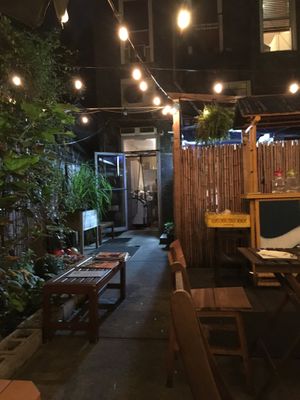 Walkway at CorTHAIyou in Brooklyn