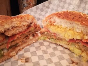 BBQ & Thunder burguers at Thunder Vegan - Malasaña in Madrid