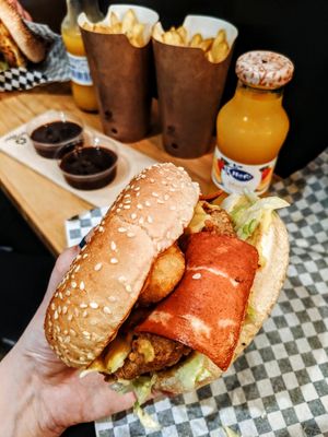 The Thunder burger 😍 at Thunder Vegan - Malasaña in Madrid