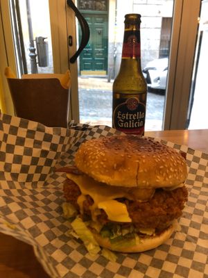 Thunder burger at Thunder Vegan - Malasaña in Madrid