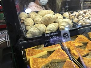 Vegan croissant  at Mamma Mia in Kotor