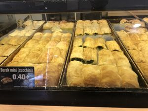 Vegan burek at Mamma Mia in Kotor