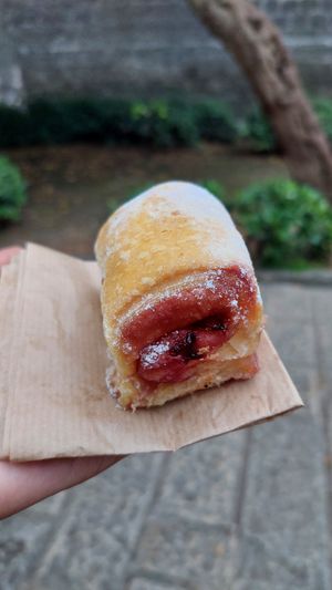 Mini croissant cherry at Mamma Mia in Kotor