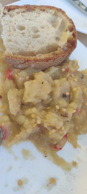 Auberginedip at Boulamatsis in Naxos