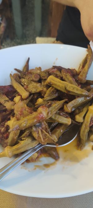 Okra at Boulamatsis in Naxos