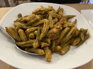 Okra  at Boulamatsis in Naxos
