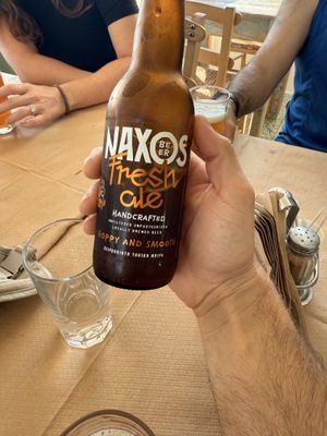 Beer  at Boulamatsis in Naxos