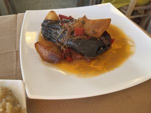 Aubergine  at Boulamatsis in Naxos