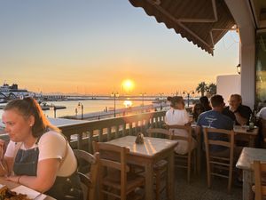 Sunset views  at Boulamatsis in Naxos