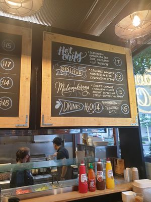 Menu at Staazi & Co in Adelaide