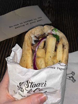 Lamb Souvlaki  at Staazi & Co in Adelaide