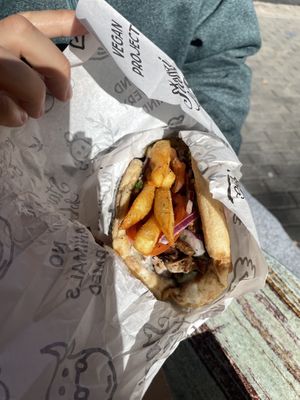 Lamb yiros   at Staazi & Co in Adelaide