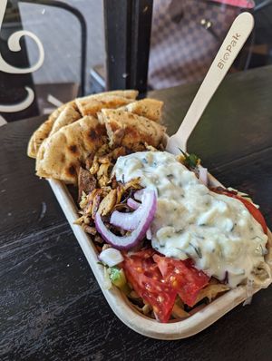 Combo plate at Staazi & Co in Adelaide