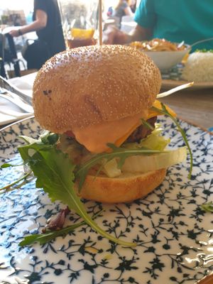 Beyond burger at Stechl Keller  in Wasserburg