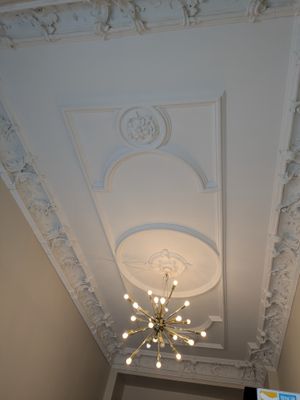 Beautiful ceiling inside of My Daddy's Gelateria at My Daddy's Gelateria in Berlin