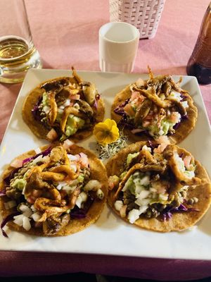 Tacos (portion of 4, but you can also get 1/2 portions)   at Cuchara Llena in Ollantaytambo
