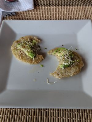 Complimentary bites   at Cuchara Llena in Ollantaytambo