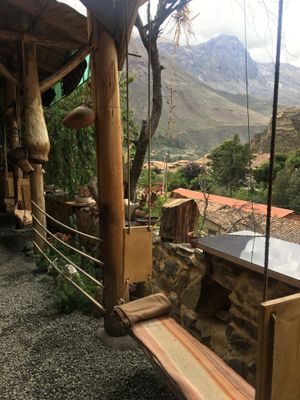 View at Cuchara Llena in Ollantaytambo