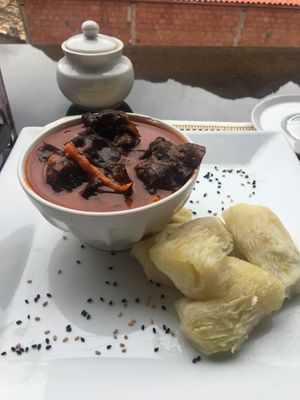 Algea Sudado at Cuchara Llena in Ollantaytambo